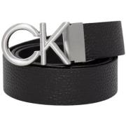 Ceinture Calvin Klein Jeans Ceinture en cuir homme Ref 58424 BAX Noir