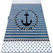 Tapis Rugsx Tapis PETIT MARINE ANCRE MER bleu 140x190 cm