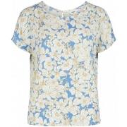 Blouses Object Top Victoria S/S - Marine /Flowers