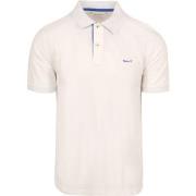 T-shirt Gant Contrast Piqué Polo Blanche