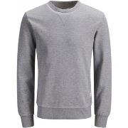 Sweat-shirt Jack &amp; Jones 12181903 CREW NECK-LIGHT GREY MELANGE