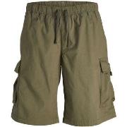 Short Jack &amp; Jones 12254398 PARACHITE-BURNT OLIVE