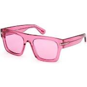 Lunettes de soleil Tom Ford FT0711 FAUSTO Lunettes de soleil, Fuchsia/...