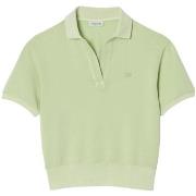 T-shirt Lacoste Polo Femme Ref 63187 IP8 Vert Clair