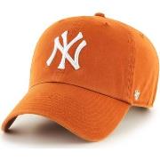 Casquette '47 Brand 47 CAP MLB NEW YORK YANKEES CLEAN UP BURNT ORANGE