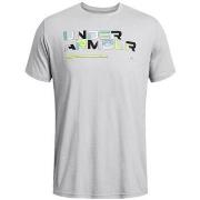 T-shirt Under Armour T-SHIRT MANCHES COURTES GRIS AVEC LOGO