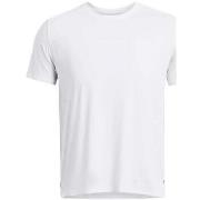 T-shirt Under Armour T-shirt Launch Elite Homme White/Reflective