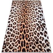 Tapis Rugsx Tapis lavable MIRO 51568.804 Motif léopard antidà140x190 c...