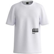 T-shirt BOSS T-SHIRT BLANC AVEC LOGO 3D TEE 13