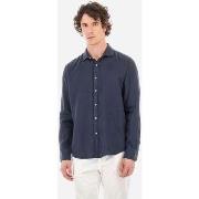 Chemise La Martina YMC007-TL319 - RUSSEL-07017 NAVY