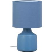 Lampes à poser Ixia Lampe en céramique bleue