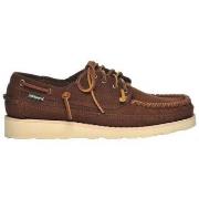 Chaussures bateau Sebago Baskets Keuka Homme Dark Brown