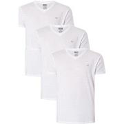 Pyjamas / Chemises de nuit Diesel Lot de 3 t-shirts à col en V Lounge ...