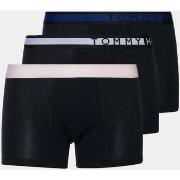 Caleçons Tommy Hilfiger Lot de 3 boxers marine en coton stretch