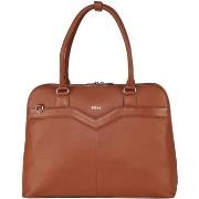 Sac ordinateur Socha 15.6 pouces Diamond Couture Cognac