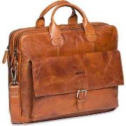 Sac ordinateur Justified 15 pouces Everest 2 compartiments Cognac