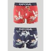 Slips Kaporal - Pack de 2 Boxers - rouge et marine