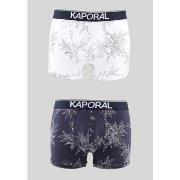 Slips Kaporal - Pack de 2 Boxers - blanc et marine