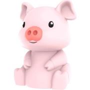 Lampes à poser Kontiki Veilleuse petit cochon rose à défilement de cou...