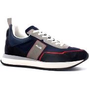 Chaussures Cesare Paciotti PACIOTTI Sneaker Uomo Blue Gray Red SEAN300...