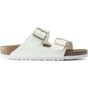 Chaussons Birkenstock arizona bf slippers white