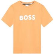 T-shirt enfant BOSS Tee shirt junior orange J50718/389