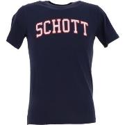 T-shirt Schott T shirt jersey logo serigraphie