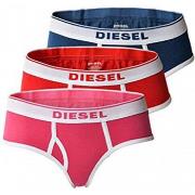 Strings Diesel Pack 3 culottes femme rose bleu et rouge 00SQZS OEUF