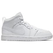 Baskets enfant Nike 1 MID (PS) / BLANC