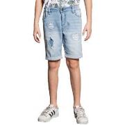 Maillots de bain enfant Deeluxe Short junior en joggjeans bleu clair B...