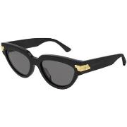 Lunettes de soleil Bottega Veneta BV1035S Lunettes de soleil, Noir/Gri...