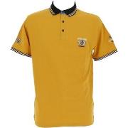 Polo Union Black Kamate moutarde polo mc