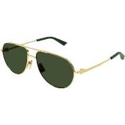 Lunettes de soleil Bottega Veneta BV1302S Lunettes de soleil, Or/Vert,...