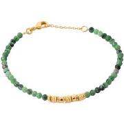 Bracelets Brillaxis Bracelet perles rubis zoisite 18cm