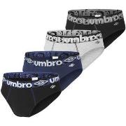 Slips Umbro Lot de 4 slips homme en coton Uni