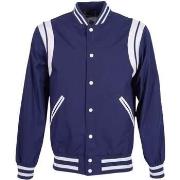 Blouson Harrington Varsity femme bleu