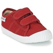 Baskets basses enfant Victoria BLUCHER LONA DOS VELCROS