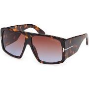 Lunettes de soleil Tom Ford FT1036 CORBEAU Lunettes de soleil, Havana/...