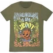 T-shirt Guardians Of The Galaxy I Am Groot Seventies Style
