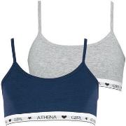 Brassières Athena Lot de 2 brassières fille Coton Ultra Doux Girl by