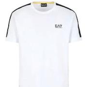 Debardeur Emporio Armani EA7 Tee shirt homme Emporio Armani blanc 3DPT...