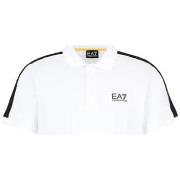 T-shirt Emporio Armani EA7 Polo homme Blanc Armani - 3DPF23 PJ02Z 1100