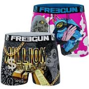 Boxers Freegun Lot de 2 boxers homme Skull