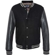 Blouson Schott Blouson Teddy homme Ref 58398 Noir/Noir