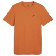 T-shirt Puma TEE SHIRT ORANGE - MAPLE SYRUP - L