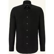 Chemise BOSS Chemise homme noire Regular Fit