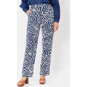 Pantalon La Fiancee Du Mekong Pantalon droit imprimé coton bio JONA