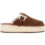 Sandales Mou JUTE CLOG SUEDE NUTBR