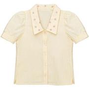 T-shirt enfant Little Hedonist Chemisier à manches bouffantes jaune ne...