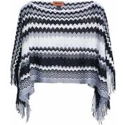 Echarpe Missoni Foulard/Poncho noir-blanc